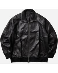adidas - A-type Leather Firebird Track Top - Lyst