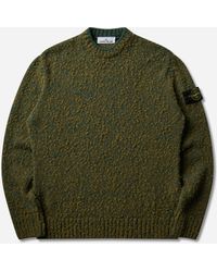 Stone Island - S Speckled Wool Nylon Sweater Dark - Lyst