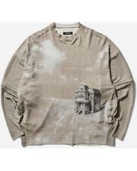 Undercover - Men S Linen Total Pattern Sweater Natural - Lyst