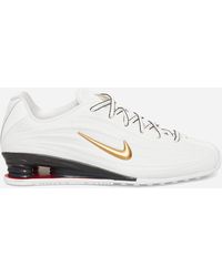Nike - Women S Shox Z Sneakers White / Metallic Gold - Lyst