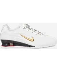 Nike - Women S Shox Z Sneakers White / Metallic Gold - Lyst