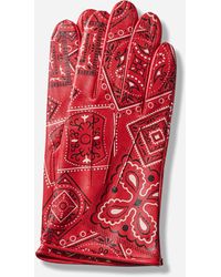 Kapital - Leather Cookie Bandana Gloves - Lyst