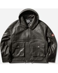 Cav Empt - S Leather Zip Jacket - Lyst