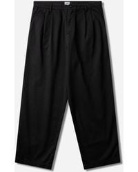 C.P. Company - Men S Cotton Gabardine Boxy Pleats Pants - Lyst