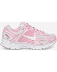 Nike - Women S Zoom Vomero 5 Sneakers Rise / White / Bleached Lilac - Lyst