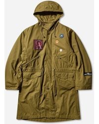 Undercover - Men S Patches Parka Jacket Khaki - Lyst