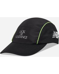 New Balance - Lack Of Guidance 5 Panel Cap Black / Energy Lime - Lyst