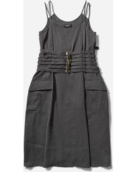 Undercover - Women S Silk Japanese Paper Camisole Dress Stripe - Lyst