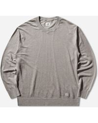 C.P. Company - Men S Flax Crewneck Sweater Dove - Lyst