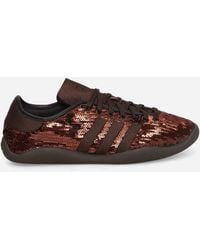 adidas - Wales Bonner Karintha Lo Sequin Sneakers Dark Brown / Core Black - Lyst