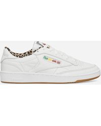 Reebok - Wacko Maria Club C 85 Vintage Sneakers / Leopard - Lyst