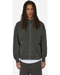 UNAFFECTED - Dyed 4P Zip-Up Hoodie Charcoal - Lyst