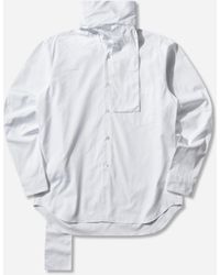 Comme des Garçons - Men S Scarf Longsleeve Shirt - Lyst