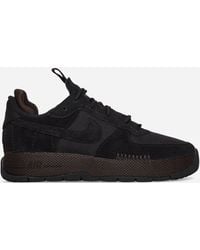 Nike - Wmns Air Force 1 Wild Sneakers Black / Velvet Brown - Lyst