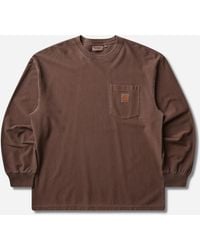 Carhartt - Loose Pocket Longsleeve T-Shirt Tobacco (Garment Dyed) - Lyst