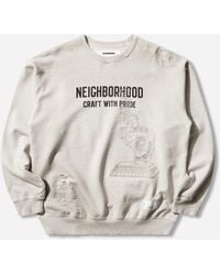 Neighborhood - Savage Sweatshirt Oatmeal - Lyst