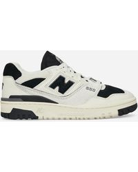 New Balance - 550 Sneakers Sea Salt / Black - Lyst