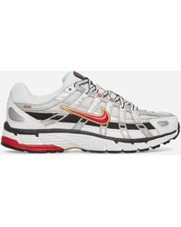 Nike - Wmns P-6000 Sneakers White / Metallic Platinum / Varsity Red - Lyst