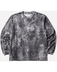ROA - Wrangler Washed Pattern Jersey Longsleeve T-shirt Owl Dark Camo - Lyst