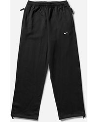 Nike - Men S Solo Swoosh Open Hem Fleece Sweatpants Black - Lyst