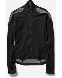 JOHANNA Paris - Women S Long Sleeve Zip Top Black / Lime Cream - Lyst