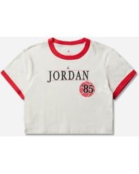 Nike - Basketball Word Ringer T-Shirt Sail Track - Lyst