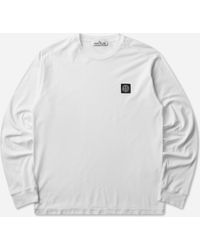 Stone Island - Men S 60/2 Cotton Jersey Longsleeve T-shirt - Lyst