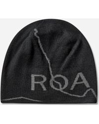 ROA - Logo Wool Beanie Deep - Lyst