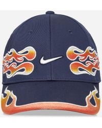 Nike - Club Structured Og Flame Cap Midnight Navy - Lyst