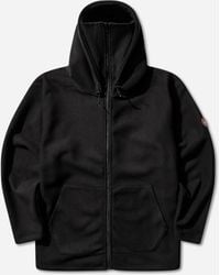 Cav Empt - Men S Attached Hood Zip Up Fleece Jacket - Lyst