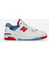 New Balance - 550 (ps) Sneakers / True Red / Atlantic Blue - Lyst