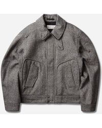 Dries Van Noten - S Oversized Wool Tweed Jacket - Lyst
