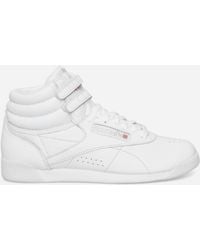 Reebok - Women S Freestyle Hi Sneakers Intense / Silver - Lyst