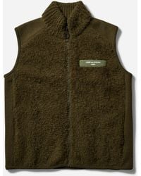 Comme des Garçons - S Wool Vest Khaki - Lyst