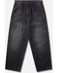 Carhartt - Og Single Knee Pants (Destroy Wash) - Lyst
