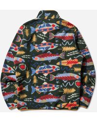 Patagonia - Men S Lightweight Synchilla Snap-t Fleece Pullover Salmon Energy / Old Growth - Lyst