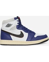 Nike - Air Jordan 1 High Og Rare Air Sneakers White / Deep Royal Blue - Lyst