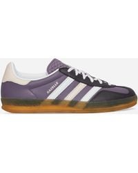 adidas - Wmns Gazelle Indoor Sneakers Shadow Violet / Cloud White - Lyst