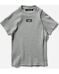 OTTOLINGER - S Decontructed Rib T-Shirt Melange - Lyst