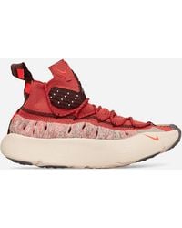 Nike - Ispa Sense Flyknit Sneakers Desert Adobe / Bright Crimson - Lyst