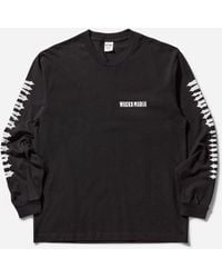 Wacko Maria - Men S Washed Heavy Weight Longsleeve T-shirt (type-1) - Lyst