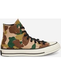 Converse - Chuck 70 High Archival Camo Sneakers Warm Quarry Creeping Forest - Lyst