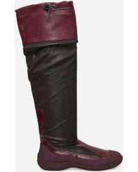 Kiko Kostadinov - S Avocet Leather Boots Espresso - Lyst