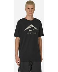 Nike - Dri-fit Trail Running T-shirt Black - Lyst