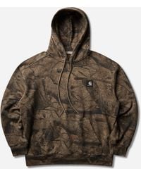 Carhartt - Hooded Feather Tree Sweatshirt Khaki Shungite (Garment Dyed) - Lyst