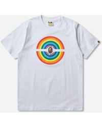 A Bathing Ape - Men S Rainbow Logo Busy Works T-shirt - Lyst