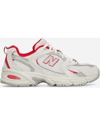 New Balance - 530 Sneakers Reflection / White / Red - Lyst