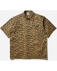 Wacko Maria - Men S Dickies Leopard Work Shirt (type-2) Beige - Lyst