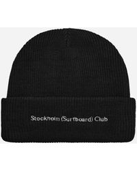Stockholm Surfboard Club - Embroidered Logo Beanie - Lyst