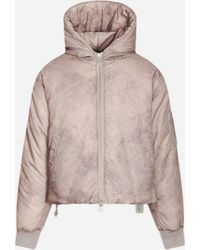 Oamc Peacemaker - S Cropped Hood Bomber Jacket Foliage Print - Lyst